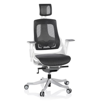 Profesionali biuro kėdė Spektre (pilka / balta)