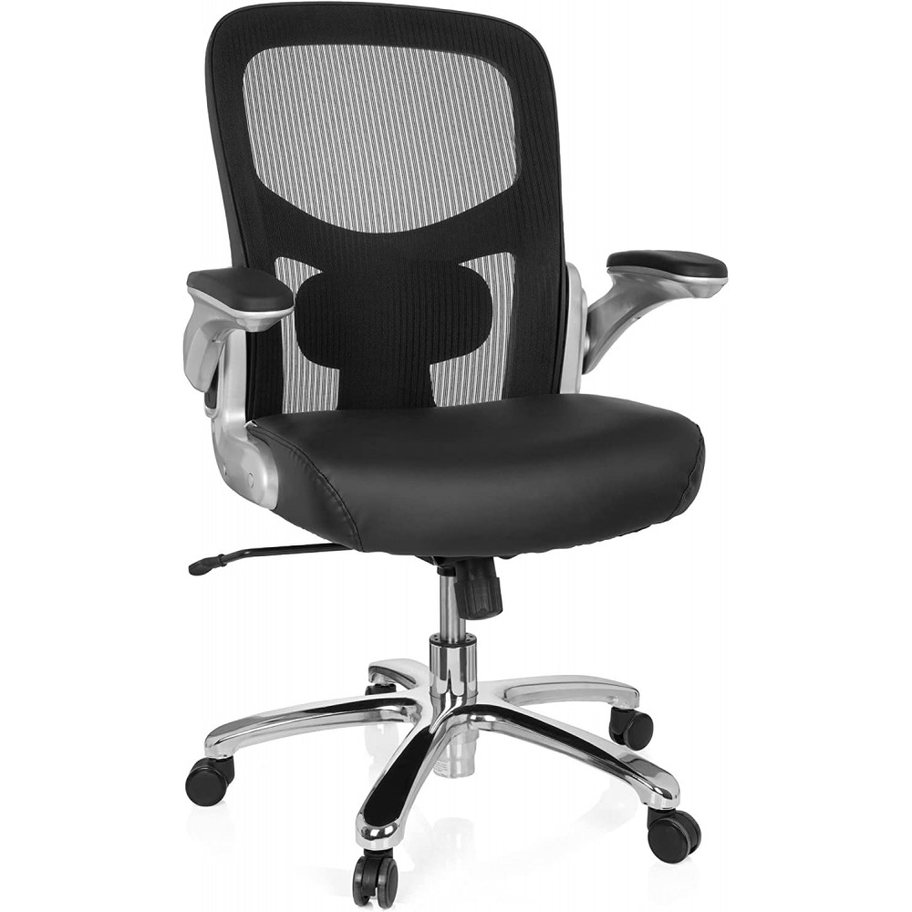 Biuro kėdė Instructor XXL (juoda / sidabrinė)