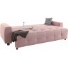 Sofa-lova Bella, rožinė