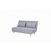 Dvivietis fotelis - lova Spike Grey, medžiaginis, 148 x 193 cm