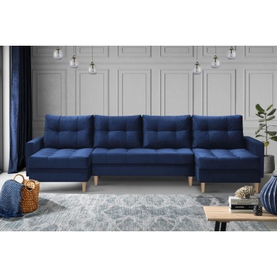 Kampinė sofa - lova Levander U (universali)